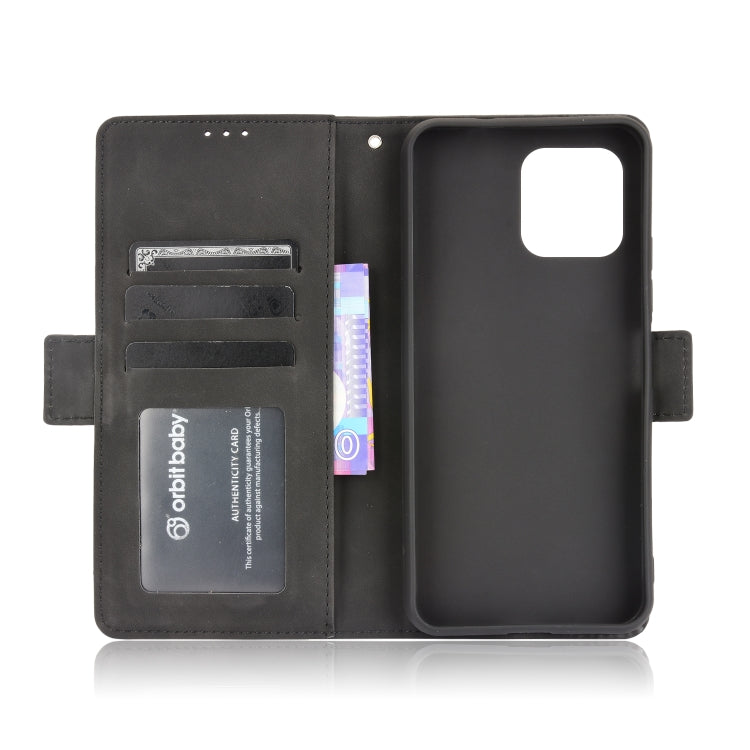 For Oukitel C21 Pro Skin Feel Calf Pattern Horizontal Flip Leather Case with Holder & Card Slots & Photo Frame