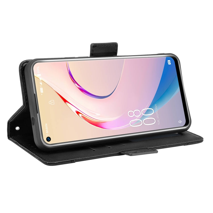 For Oukitel C21 Pro Skin Feel Calf Pattern Horizontal Flip Leather Case with Holder & Card Slots & Photo Frame
