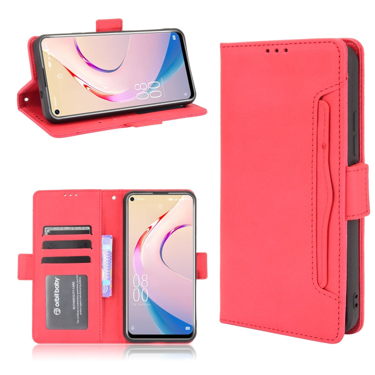 For Oukitel C21 Pro Skin Feel Calf Pattern Horizontal Flip Leather Case with Holder & Card Slots & Photo Frame