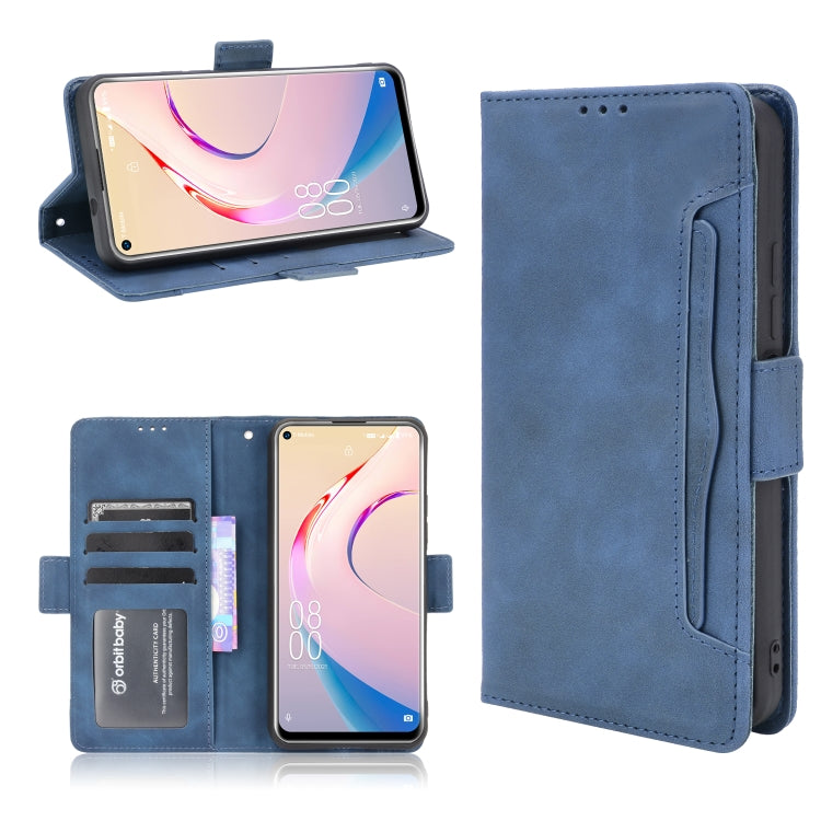 For Oukitel C21 Pro Skin Feel Calf Pattern Horizontal Flip Leather Case with Holder & Card Slots & Photo Frame
