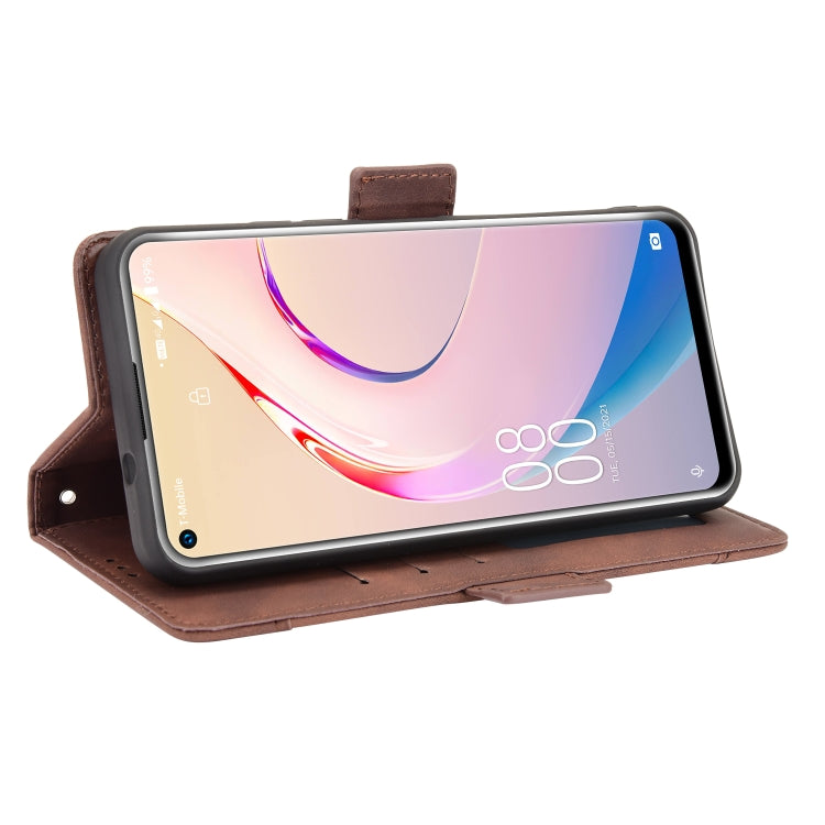 For Oukitel C21 Pro Skin Feel Calf Pattern Horizontal Flip Leather Case with Holder & Card Slots & Photo Frame