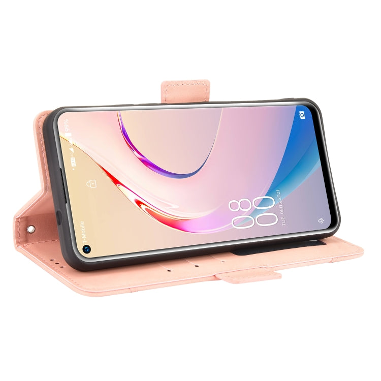 For Oukitel C21 Pro Skin Feel Calf Pattern Horizontal Flip Leather Case with Holder & Card Slots & Photo Frame