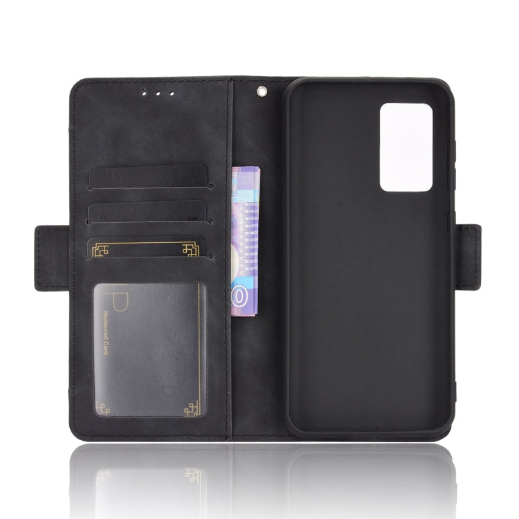 For Oukitel C21/C21 Pro Skin Feel Calf Pattern Horizontal Flip Leather Case with Holder & Card Slots & Photo Frame
