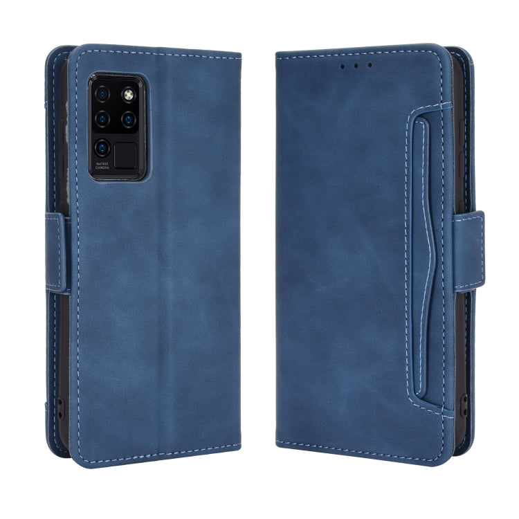 For Oukitel C21/C21 Pro Skin Feel Calf Pattern Horizontal Flip Leather Case with Holder & Card Slots & Photo Frame