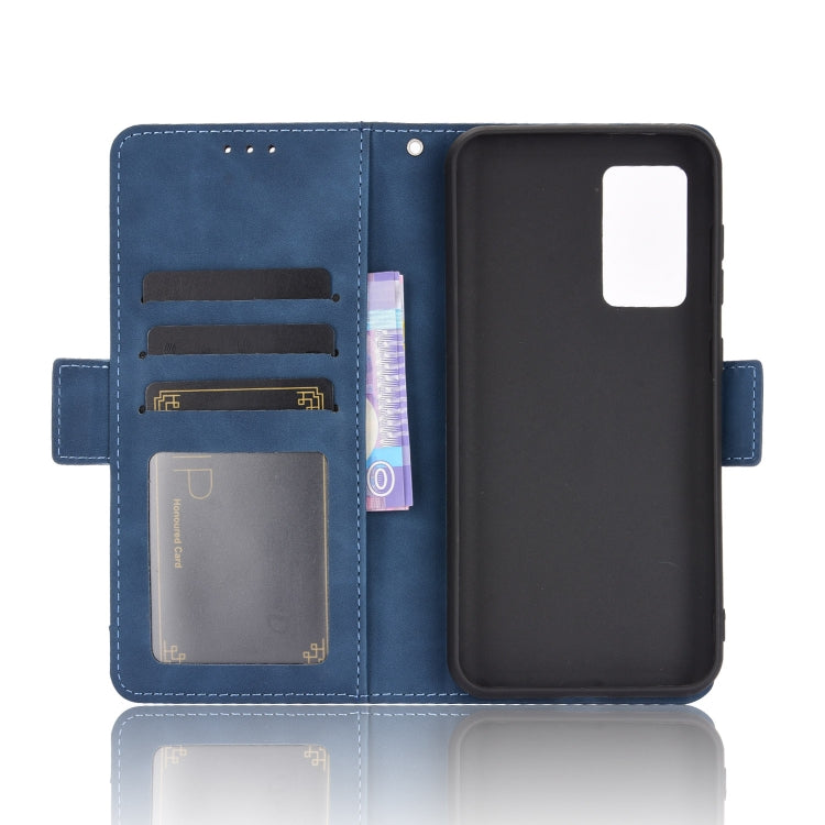 For Oukitel C21/C21 Pro Skin Feel Calf Pattern Horizontal Flip Leather Case with Holder & Card Slots & Photo Frame