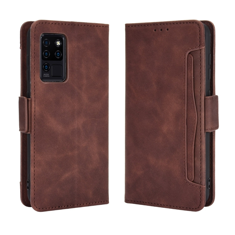 For Oukitel C21/C21 Pro Skin Feel Calf Pattern Horizontal Flip Leather Case with Holder & Card Slots & Photo Frame