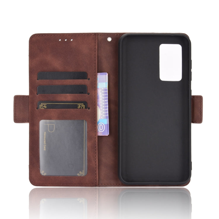 For Oukitel C21/C21 Pro Skin Feel Calf Pattern Horizontal Flip Leather Case with Holder & Card Slots & Photo Frame