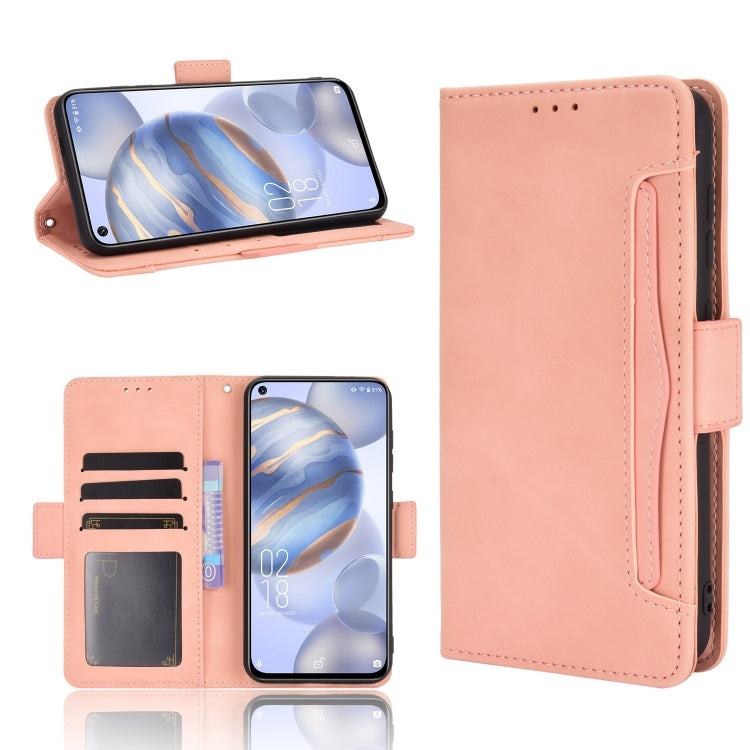 For Oukitel C21/C21 Pro Skin Feel Calf Pattern Horizontal Flip Leather Case with Holder & Card Slots & Photo Frame