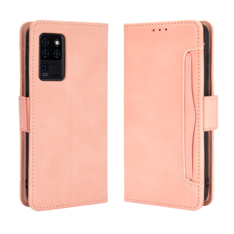 For Oukitel C21/C21 Pro Skin Feel Calf Pattern Horizontal Flip Leather Case with Holder & Card Slots & Photo Frame