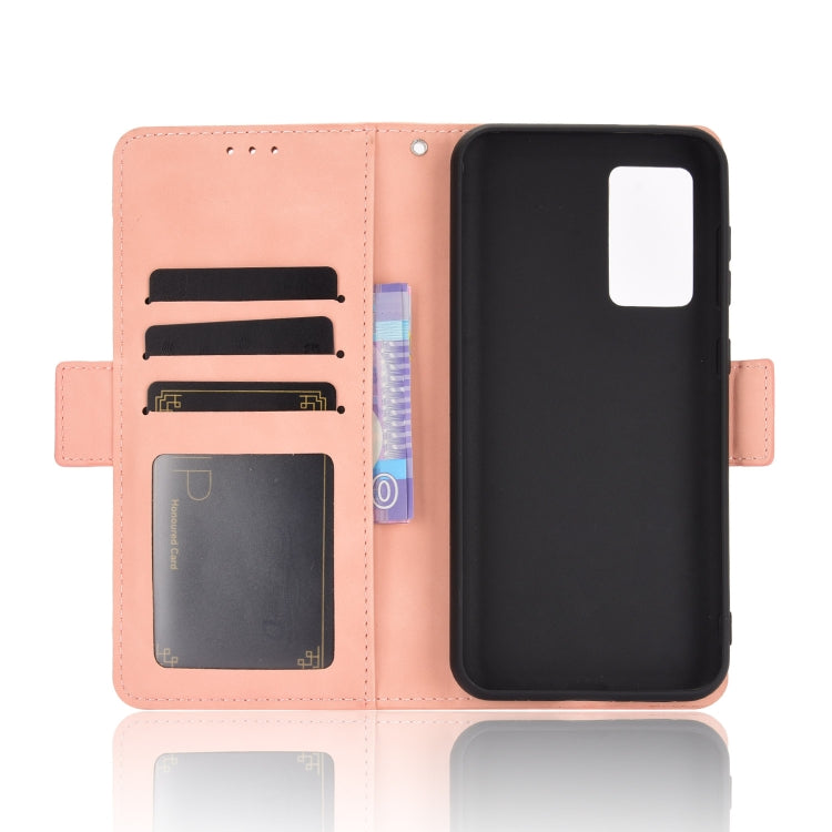 For Oukitel C21/C21 Pro Skin Feel Calf Pattern Horizontal Flip Leather Case with Holder & Card Slots & Photo Frame