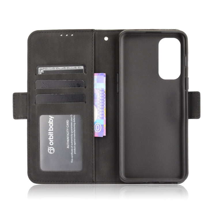 For OnePlus Nord 2 5G Skin Feel Calf Pattern Horizontal Flip Leather Case with Holder & Card Slots & Photo Frame