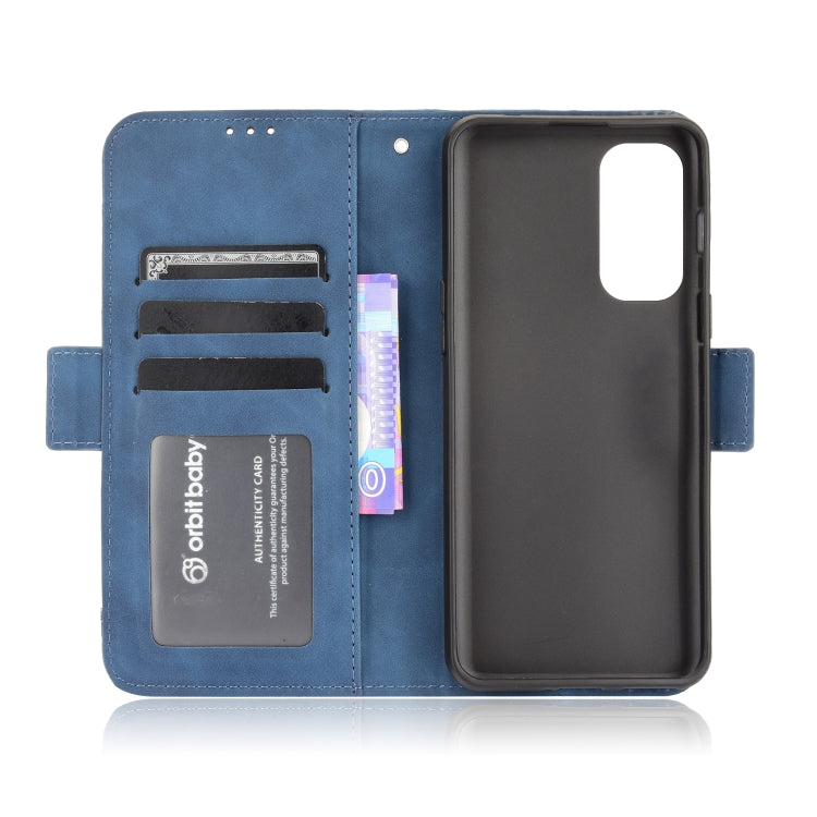 For OnePlus Nord 2 5G Skin Feel Calf Pattern Horizontal Flip Leather Case with Holder & Card Slots & Photo Frame