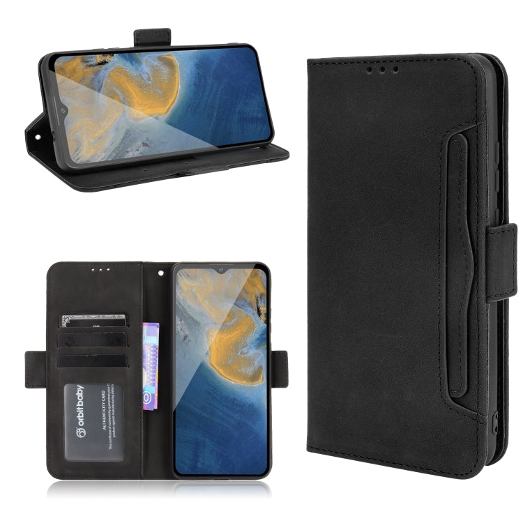 For ZTE Blade A51 Skin Feel Calf Pattern Horizontal Flip Leather Case with Holder & Card Slots & Photo Frame