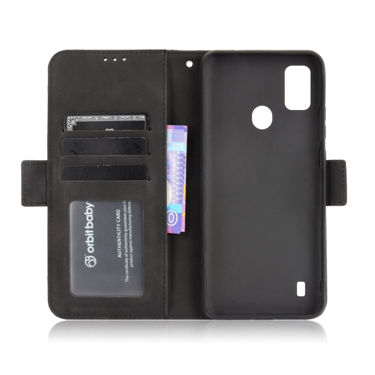 For ZTE Blade A51 Skin Feel Calf Pattern Horizontal Flip Leather Case with Holder & Card Slots & Photo Frame
