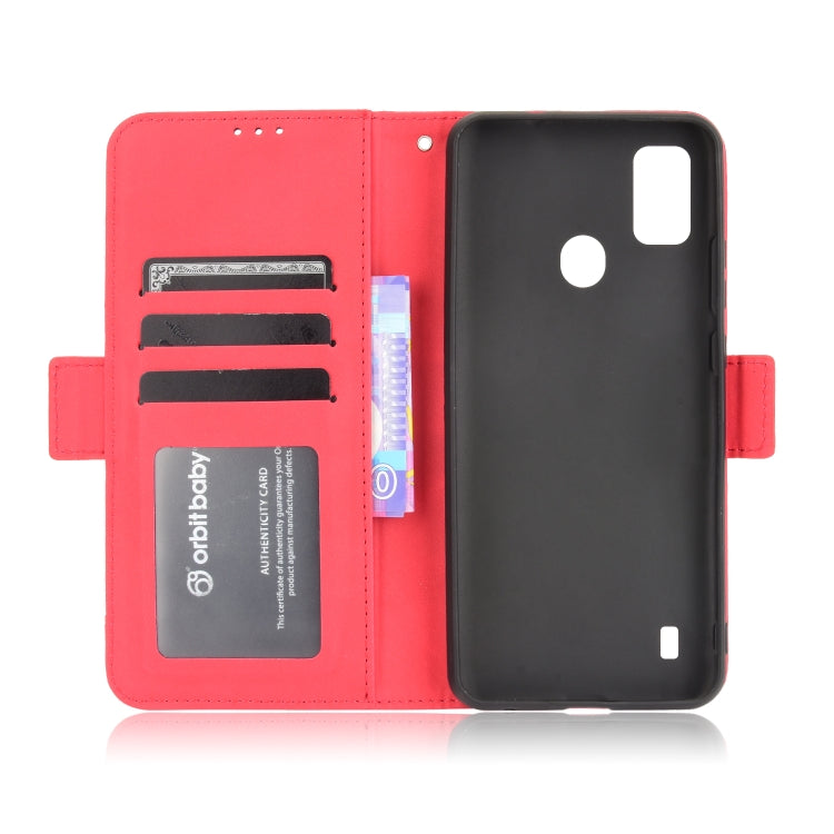 For ZTE Blade A51 Skin Feel Calf Pattern Horizontal Flip Leather Case with Holder & Card Slots & Photo Frame