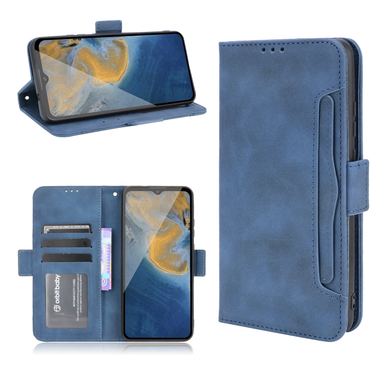 For ZTE Blade A51 Skin Feel Calf Pattern Horizontal Flip Leather Case with Holder & Card Slots & Photo Frame