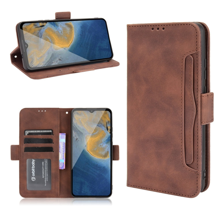 For ZTE Blade A51 Skin Feel Calf Pattern Horizontal Flip Leather Case with Holder & Card Slots & Photo Frame
