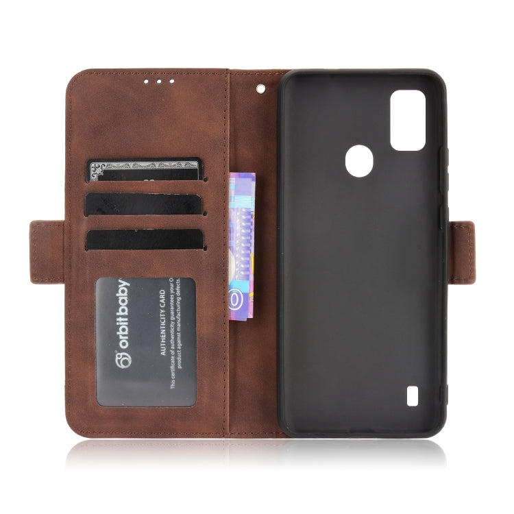 For ZTE Blade A51 Skin Feel Calf Pattern Horizontal Flip Leather Case with Holder & Card Slots & Photo Frame