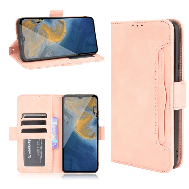 For ZTE Blade A51 Skin Feel Calf Pattern Horizontal Flip Leather Case with Holder & Card Slots & Photo Frame