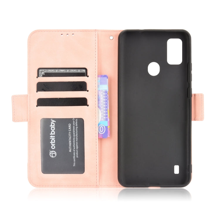 For ZTE Blade A51 Skin Feel Calf Pattern Horizontal Flip Leather Case with Holder & Card Slots & Photo Frame
