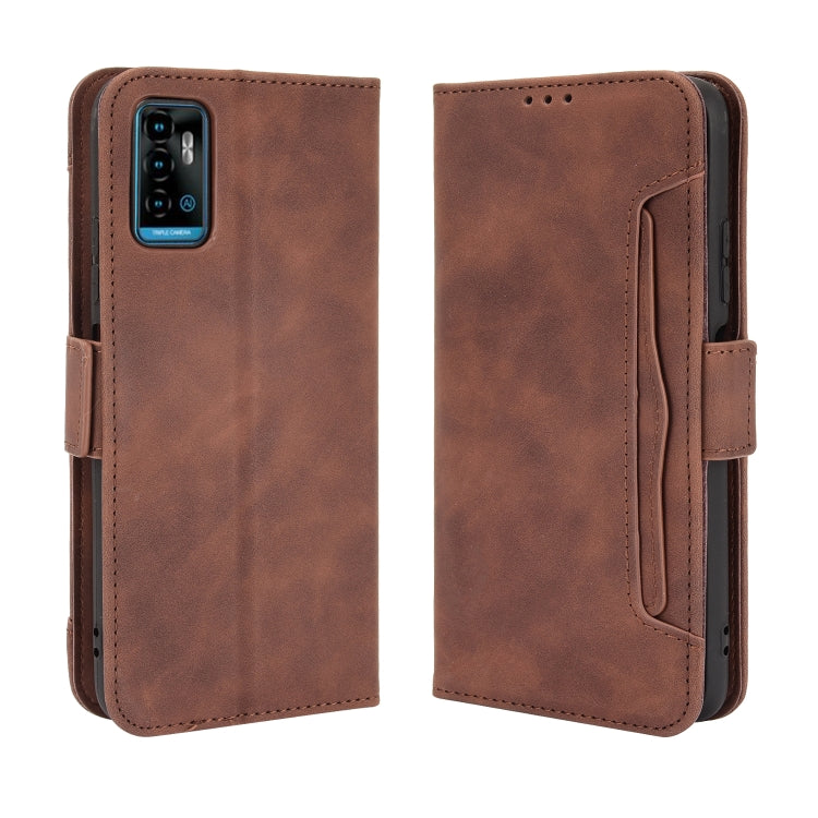 For ZTE Blade A71 Skin Feel Calf Pattern Horizontal Flip Leather Case with Holder & Card Slots & Photo Frame