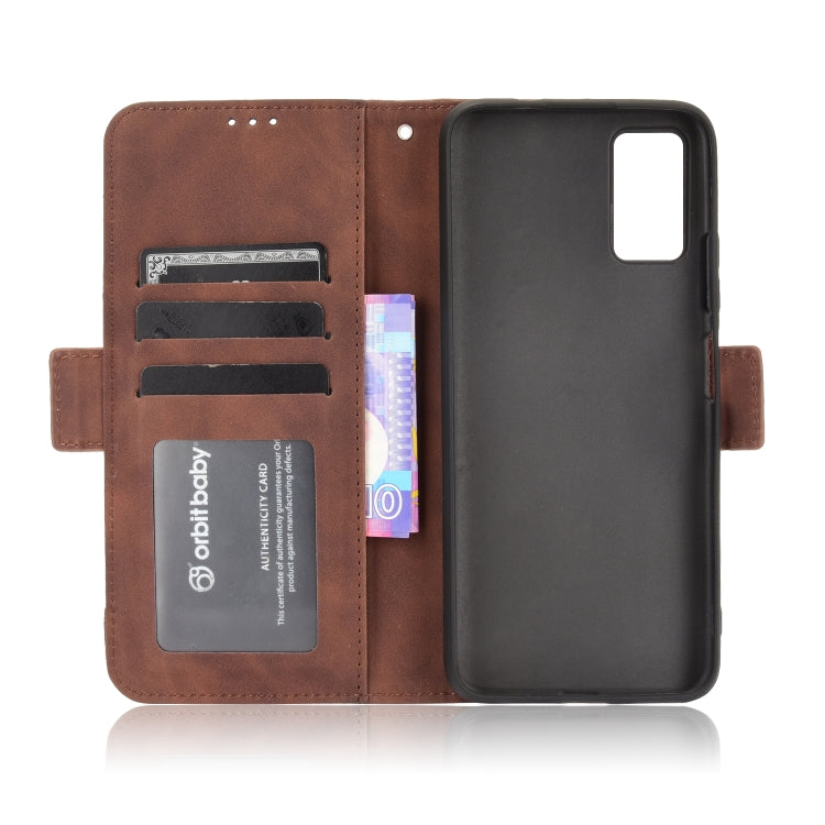 For ZTE Blade A71 Skin Feel Calf Pattern Horizontal Flip Leather Case with Holder & Card Slots & Photo Frame