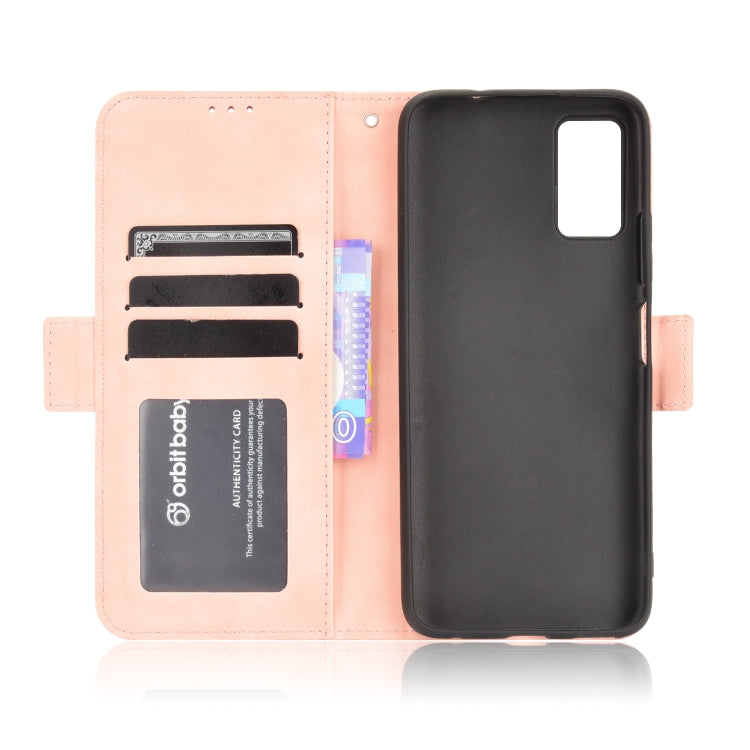 For ZTE Blade A71 Skin Feel Calf Pattern Horizontal Flip Leather Case with Holder & Card Slots & Photo Frame