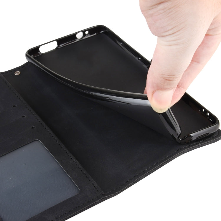 For ZTE Blade A71 Skin Feel Calf Pattern Horizontal Flip Leather Case with Holder & Card Slots & Photo Frame