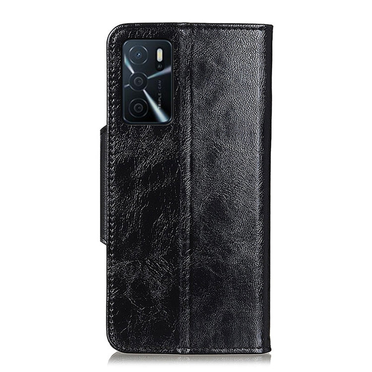 For OPPO A16 Crazy Horse Texture Horizontal Flip Leather Case with Holder & 6-Card Slots & Wallet