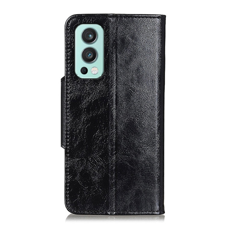 For OnePlus Nord 2 5G Crazy Horse Texture Horizontal Flip Leather Case with Holder & 6-Card Slots & Wallet