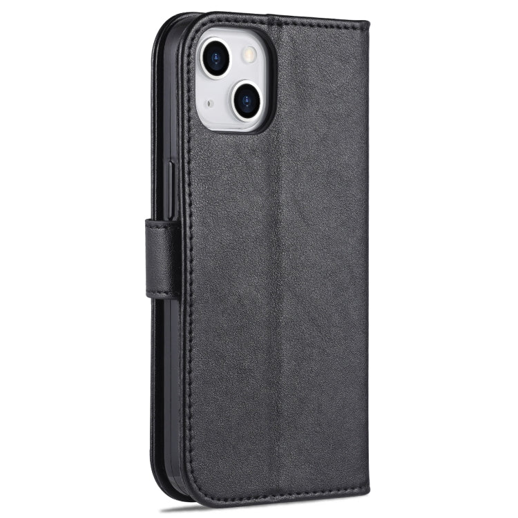 For iPhone 13 AZNS Sheepskin Texture Horizontal Flip Leather Case with Holder & Card Slots & Wallet