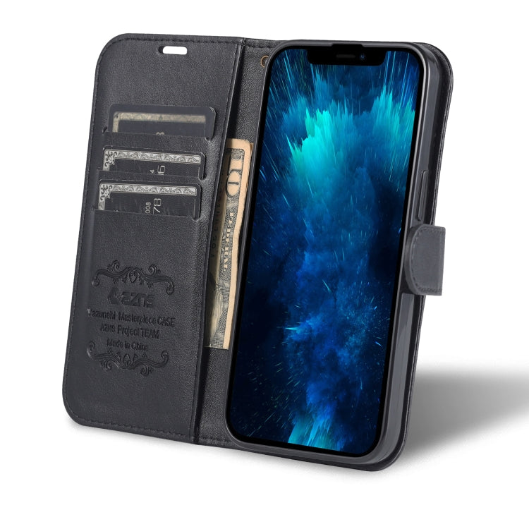 For iPhone 13 Pro AZNS Sheepskin Texture Horizontal Flip Leather Case with Holder & Card Slots & Wallet
