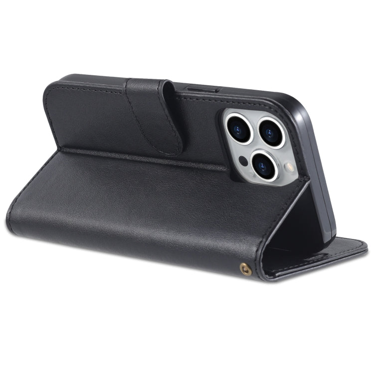 For iPhone 13 Pro Max AZNS Sheepskin Texture Horizontal Flip Leather Case with Holder & Card Slots & Wallet