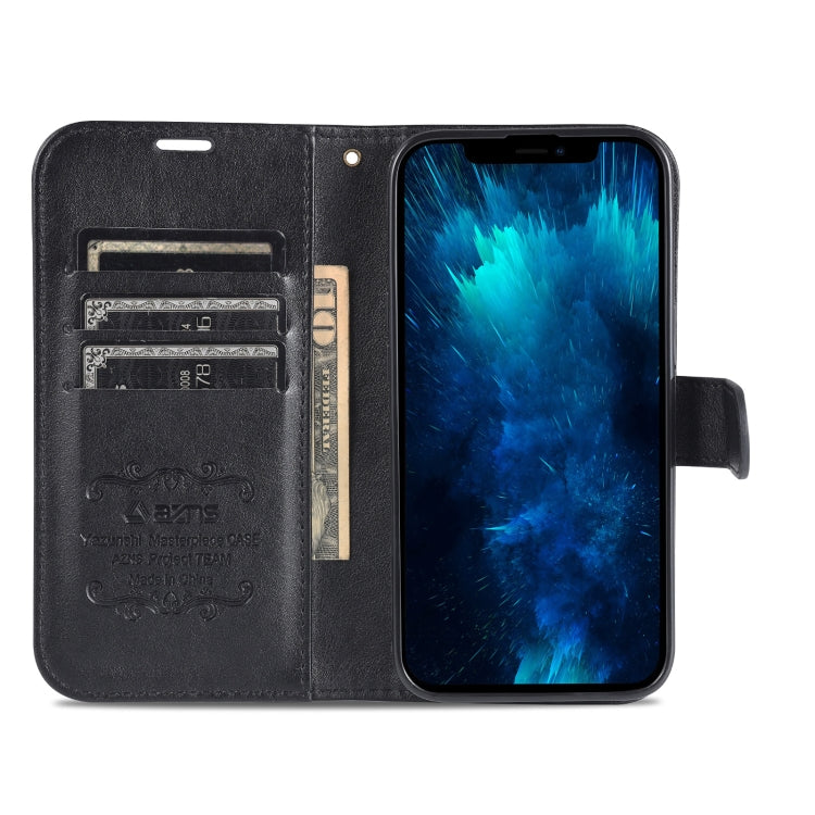 For iPhone 13 Pro Max AZNS Sheepskin Texture Horizontal Flip Leather Case with Holder & Card Slots & Wallet