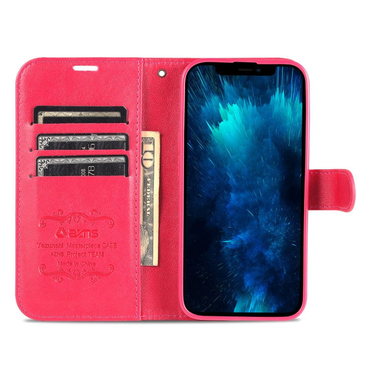 For iPhone 13 Pro Max AZNS Sheepskin Texture Horizontal Flip Leather Case with Holder & Card Slots & Wallet