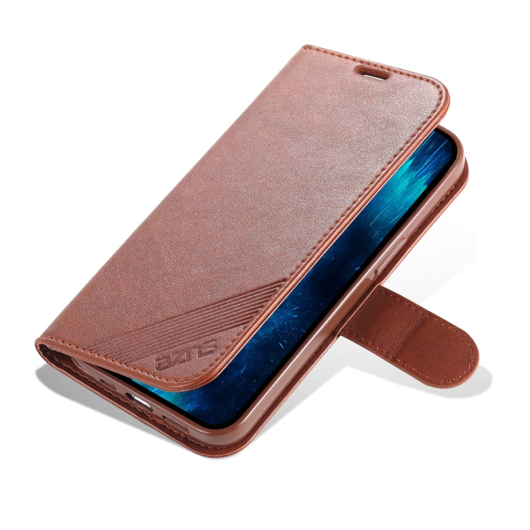For iPhone 13 Pro Max AZNS Sheepskin Texture Horizontal Flip Leather Case with Holder & Card Slots & Wallet