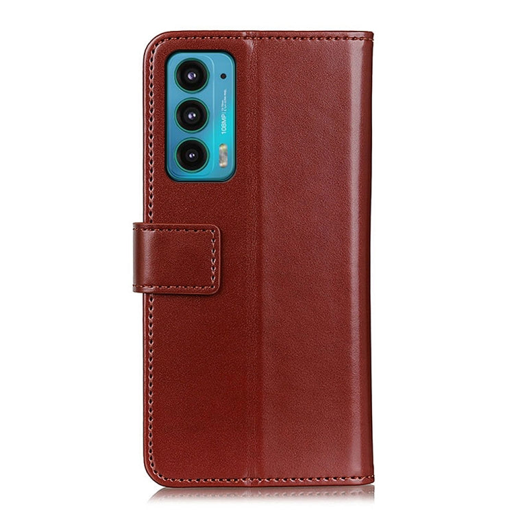 For Motorola Edge 20 3-Color Pearl Texture Magnetic Buckle Horizontal Flip PU Leather Case with Card Slots & Wallet & Holder