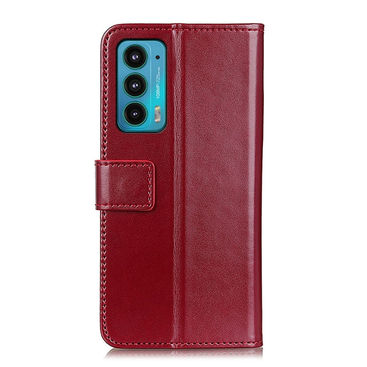For Motorola Edge 20 3-Color Pearl Texture Magnetic Buckle Horizontal Flip PU Leather Case with Card Slots & Wallet & Holder