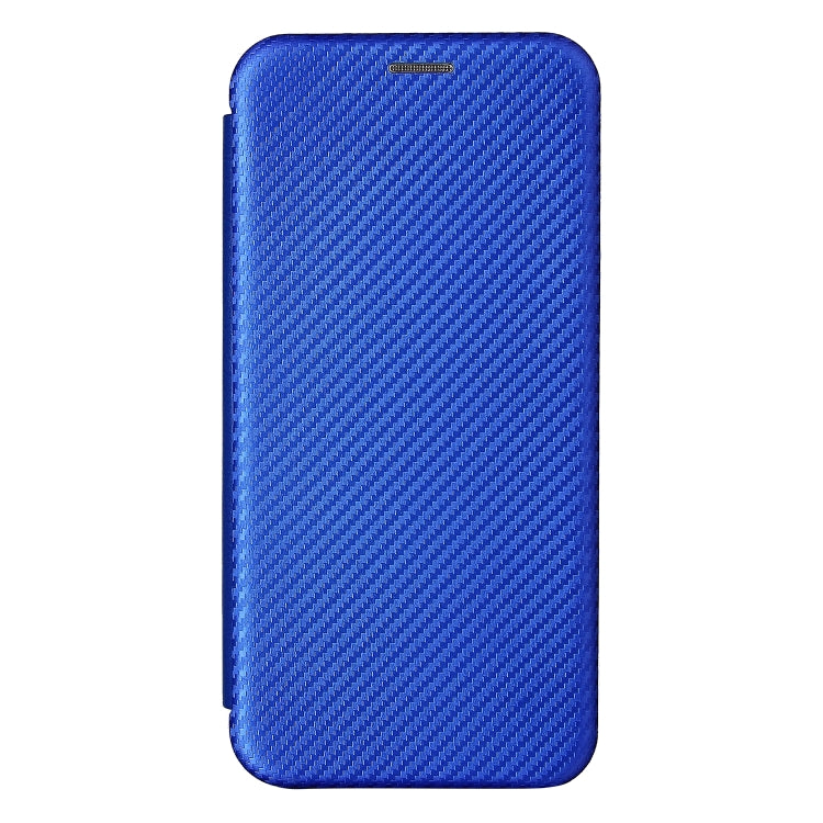 For iPhone 13 Pro Max Carbon Fiber Texture Horizontal Flip TPU + PC + PU Leather Case with Card Slot