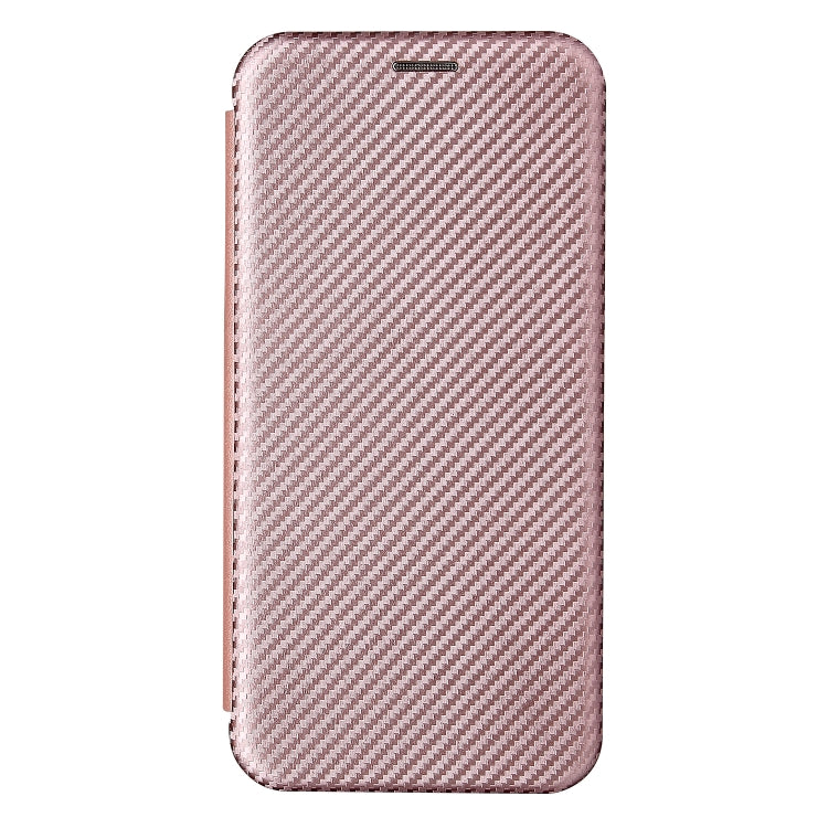 For iPhone 13 Pro Carbon Fiber Texture Horizontal Flip TPU + PC + PU Leather Case with Card Slot