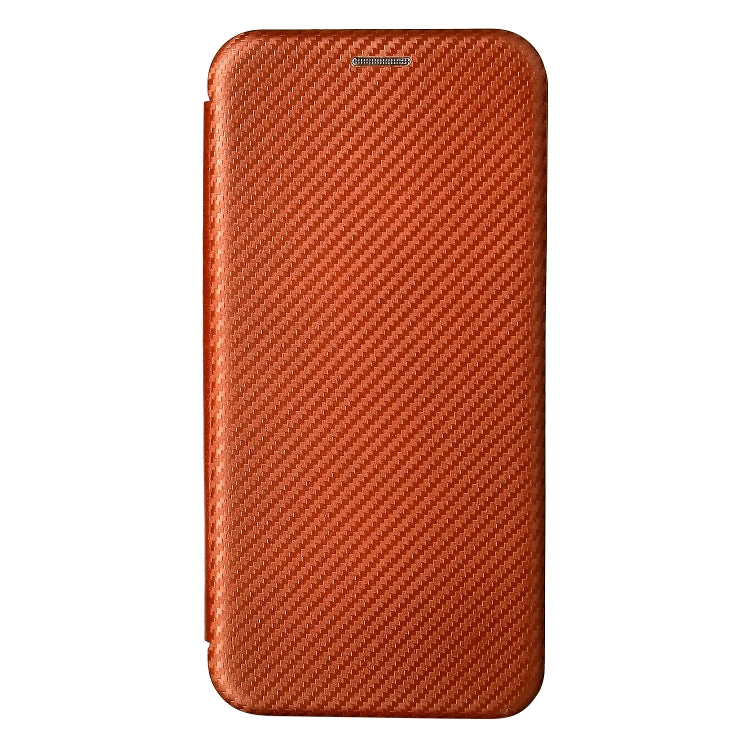 For iPhone 13 Carbon Fiber Texture Horizontal Flip TPU + PC + PU Leather Case with Card Slot