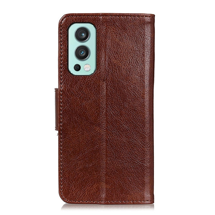 For OnePlus Nord 2 5G Nappa Texture Horizontal Flip Leather Case with Holder & Card Slots & Wallet