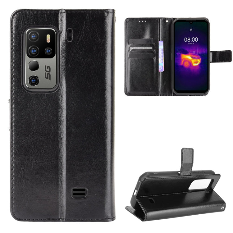 For Ulefone Armor 11 5G/11T 5G Crazy Horse Texture Horizontal Flip Leather Case with Holder & Card Slots & Lanyard