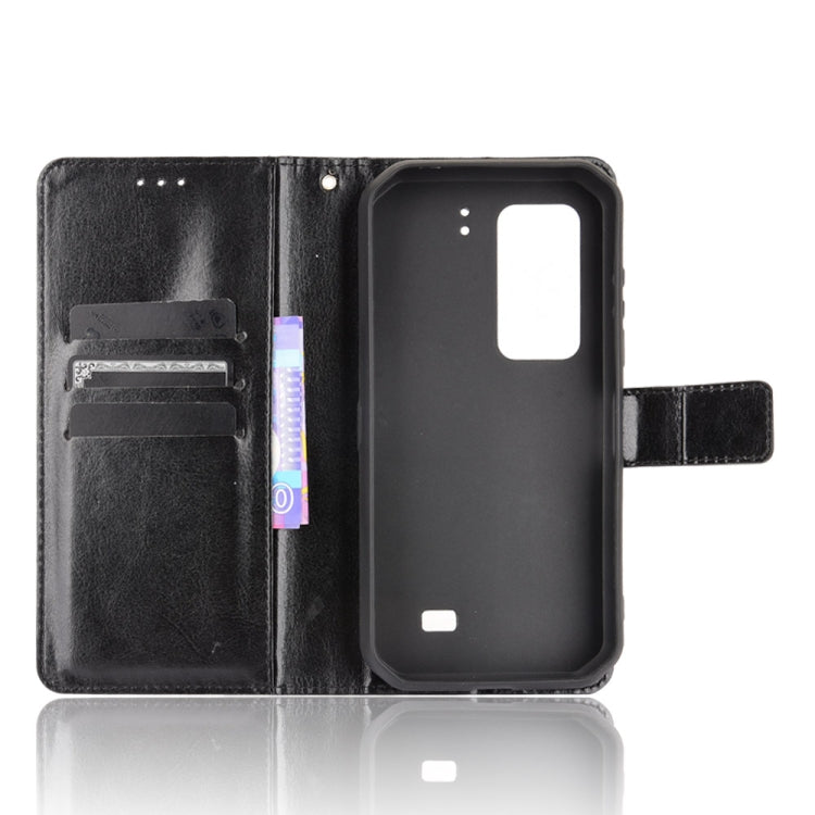 For Ulefone Armor 11 5G/11T 5G Crazy Horse Texture Horizontal Flip Leather Case with Holder & Card Slots & Lanyard