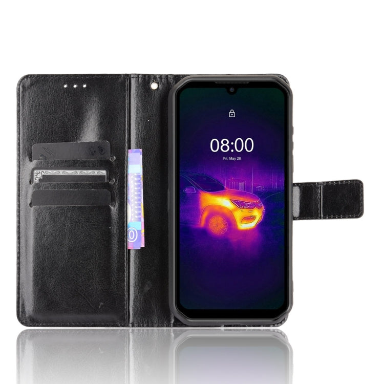 For Ulefone Armor 11 5G/11T 5G Crazy Horse Texture Horizontal Flip Leather Case with Holder & Card Slots & Lanyard