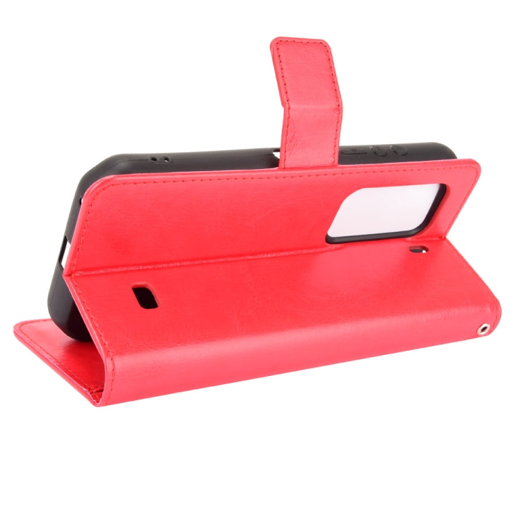 For Ulefone Armor 11 5G/11T 5G Crazy Horse Texture Horizontal Flip Leather Case with Holder & Card Slots & Lanyard