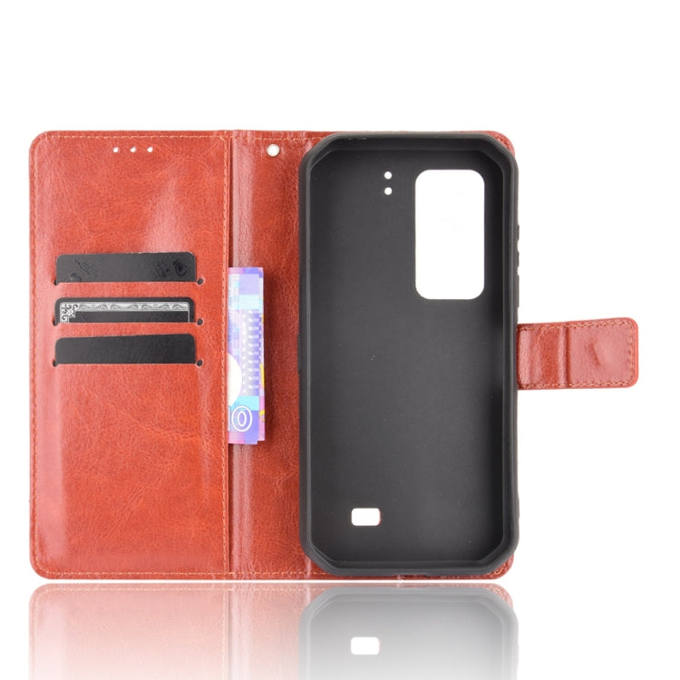 For Ulefone Armor 11 5G/11T 5G Crazy Horse Texture Horizontal Flip Leather Case with Holder & Card Slots & Lanyard