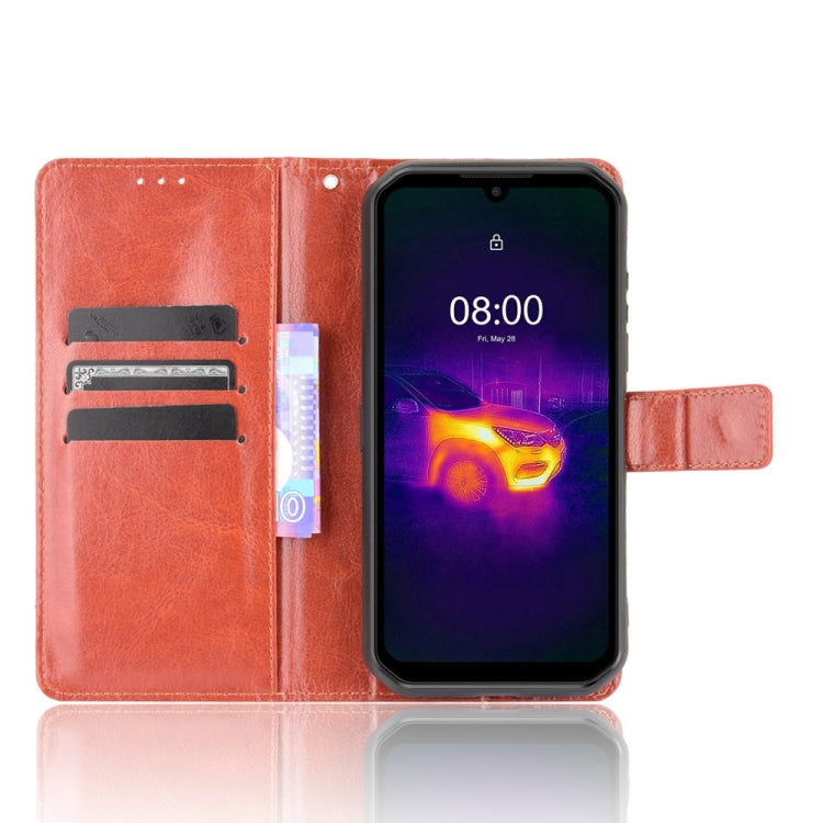 For Ulefone Armor 11 5G/11T 5G Crazy Horse Texture Horizontal Flip Leather Case with Holder & Card Slots & Lanyard