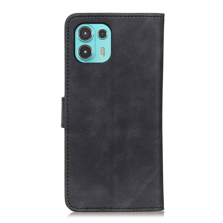 For Motorola Edge 20 Lite KHAZNEH Retro Texture PU + TPU Horizontal Flip Leather Case with Holder & Card Slots & Wallet