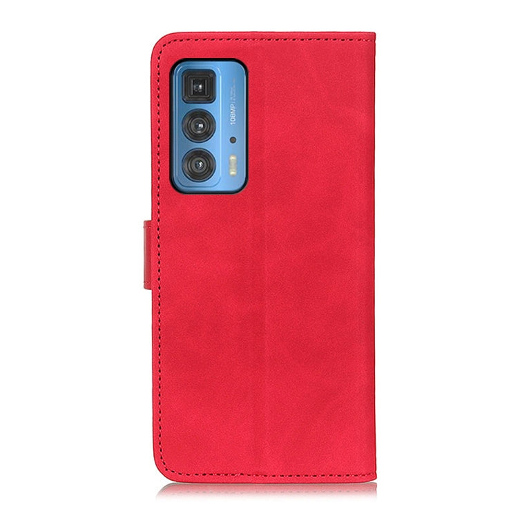 For Motorola Edge 20 Pro KHAZNEH Retro Texture PU + TPU Horizontal Flip Leather Case with Holder & Card Slots & Wallet